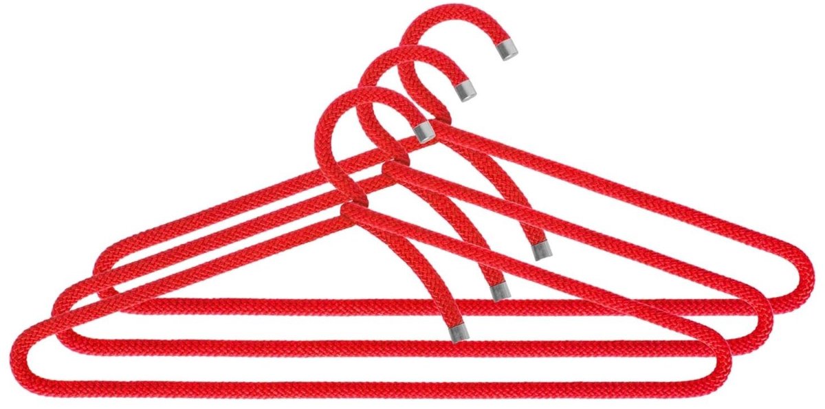 Omgoods - Set van 3 Designer Rope Hangers voor Kleding