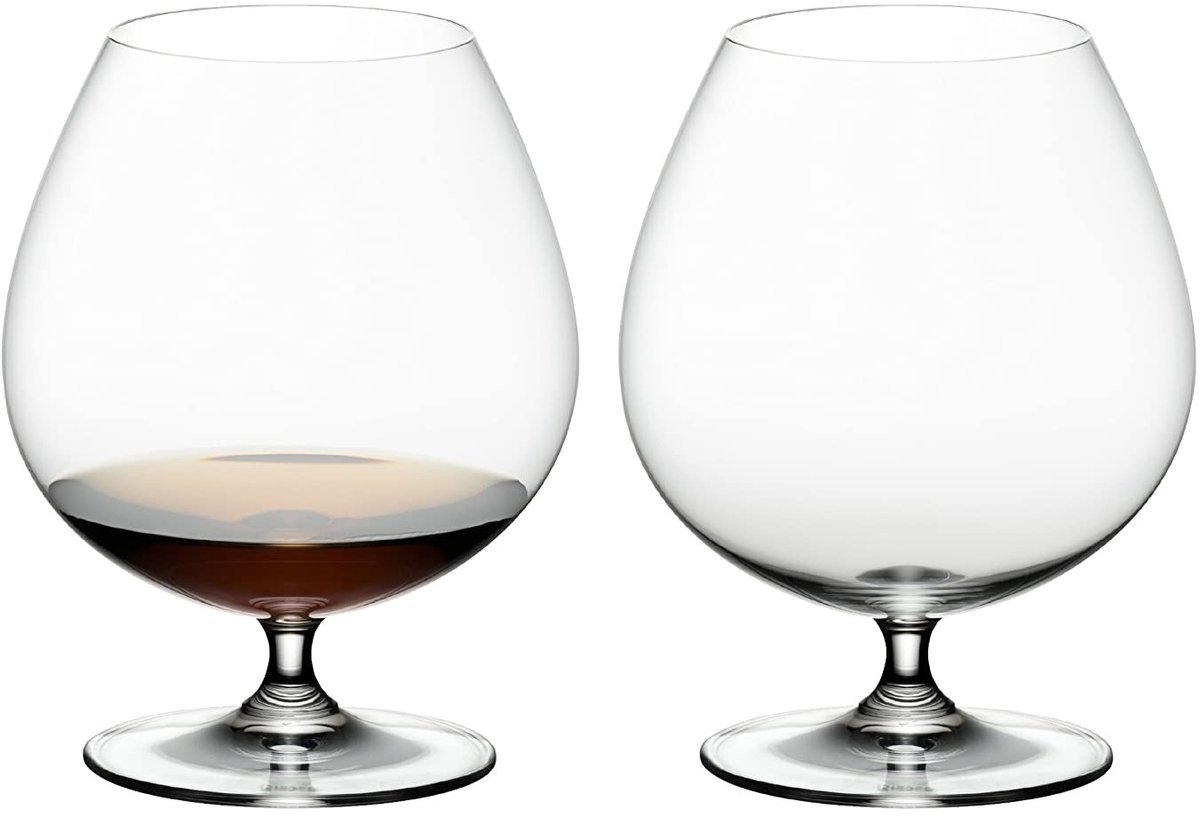 Omgoods - Set van 2 Cognacglazen voor Thuisbar