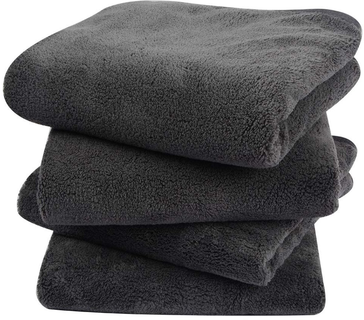 Omgoods - Ultra Zachte Microvezel Handdoeken Set van 4 voor Badkamer en Reis