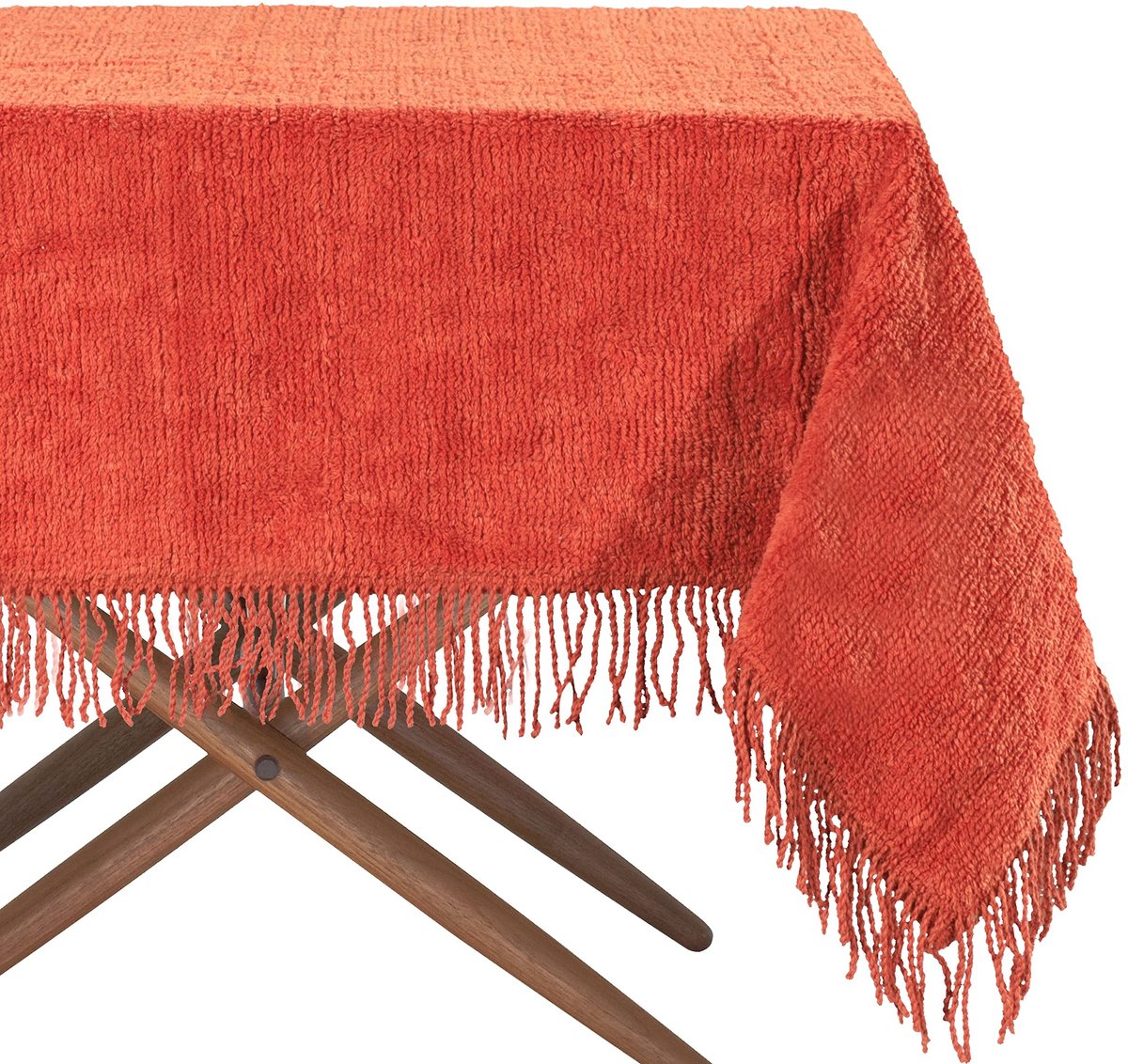 Omgoods - Traditioneel Chenille Tafelkleed met Franje