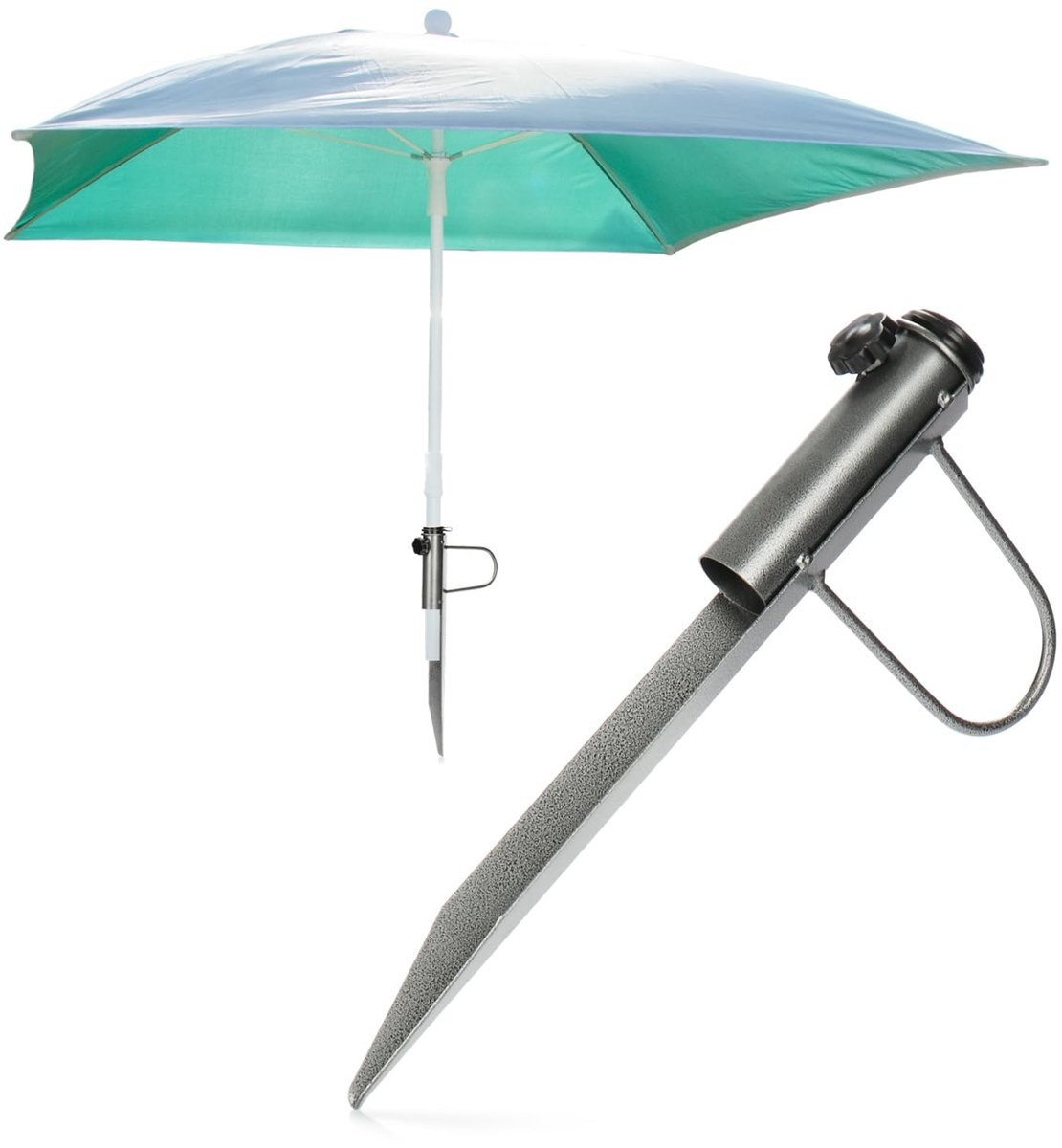 Omgoods - Parasolhouder - Grondpin voor Parasol, Stevige Basis