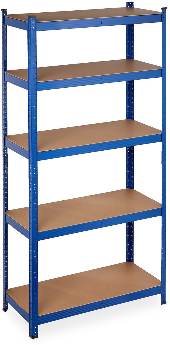 Omgoods - Metalen Opslagrek met 5 Planken - Laadcapaciteit 875 kg