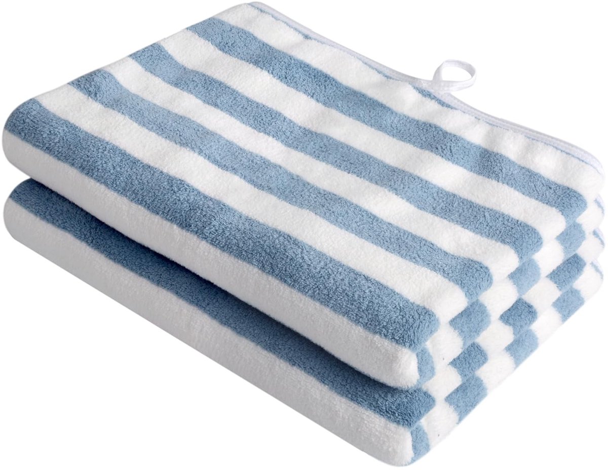 Omgoods - 2 Stuks Microfiber Badhanddoeken, Super Zacht en Absorberend