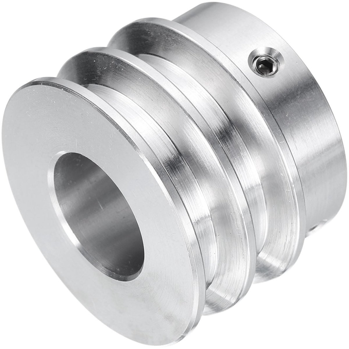 Omgoods - V-Snaar Pulley 19mm Bore 40mm Dubbele Groef Aluminium Legering