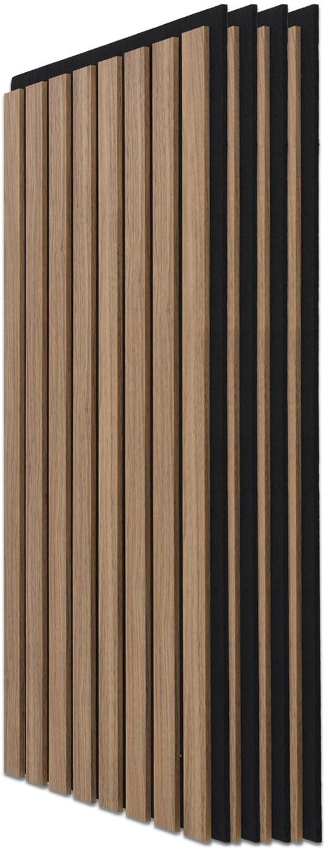 Omgoods - Geluidsabsorberende Panelen van MDF in Donker Walnoot
