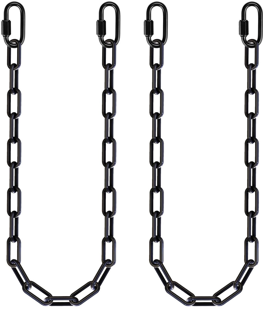 Omgoods - Set van 2 Zware Hangkettingen voor Schommels, 114 cm
