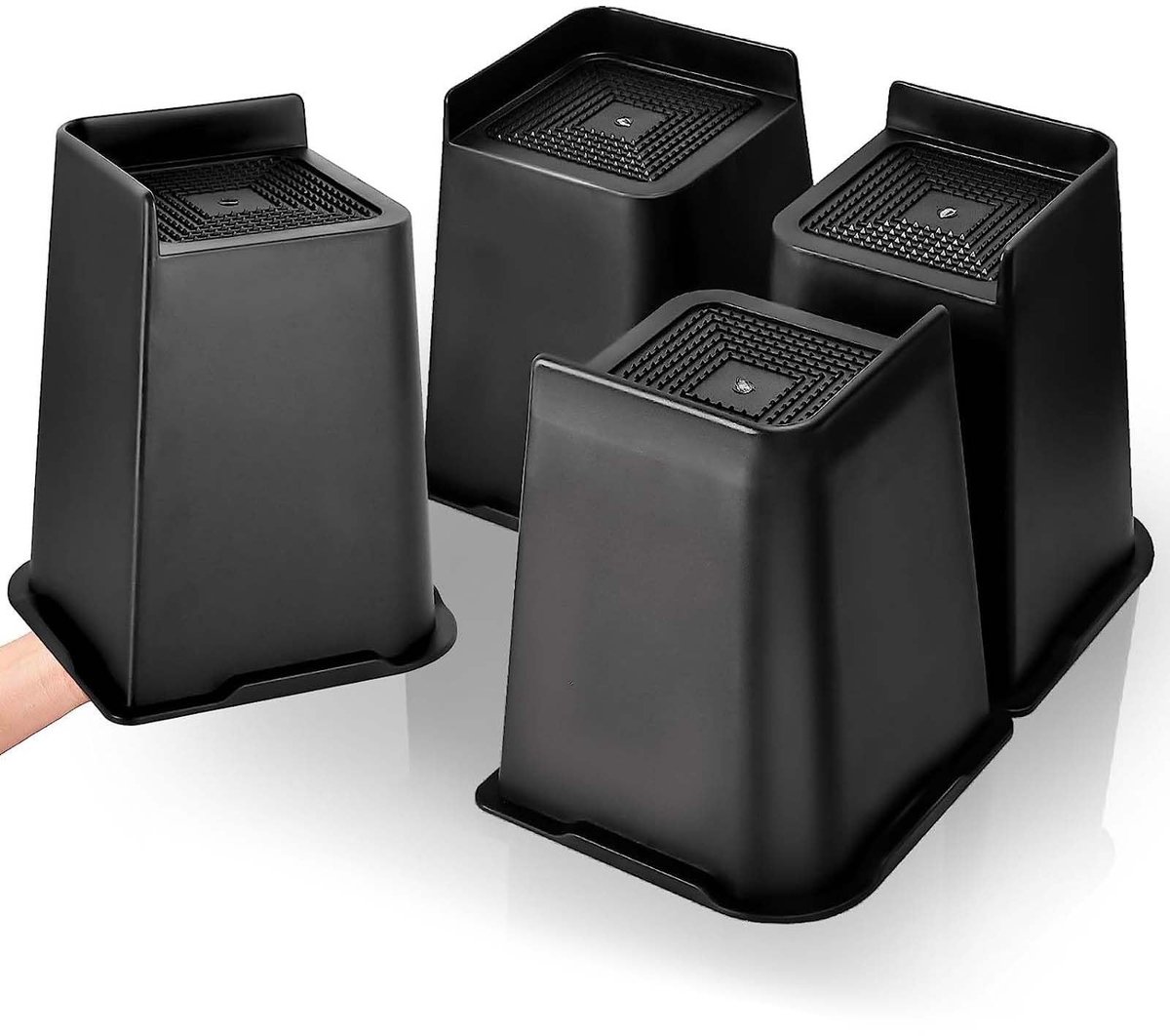 Omgoods - 4 Stuks Meubelverhogers voor Bed en Meubels met Diverse Hoogtes