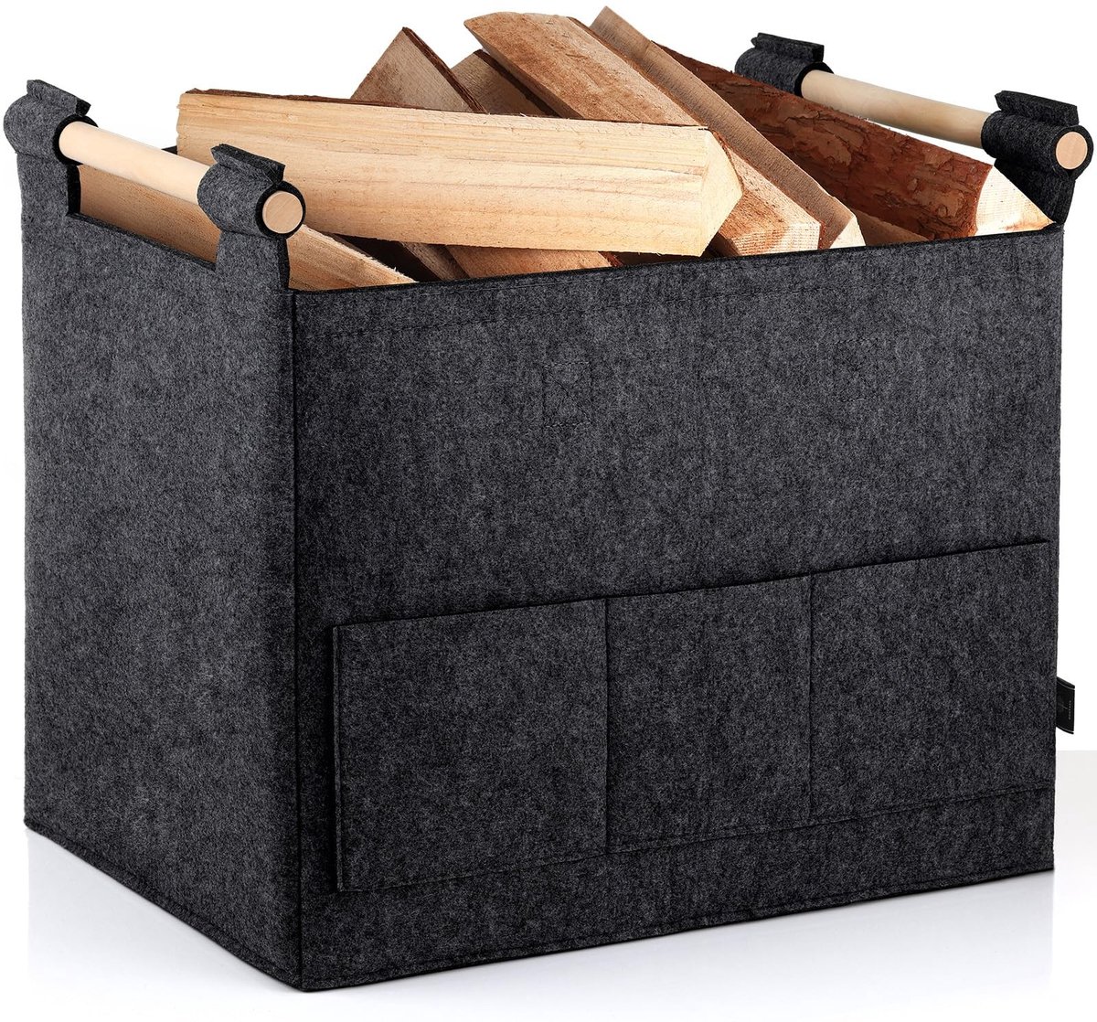 Omgoods - Vilt Mand voor Hout met Versterkte Handvatten en Vouwbaar Ontwerp