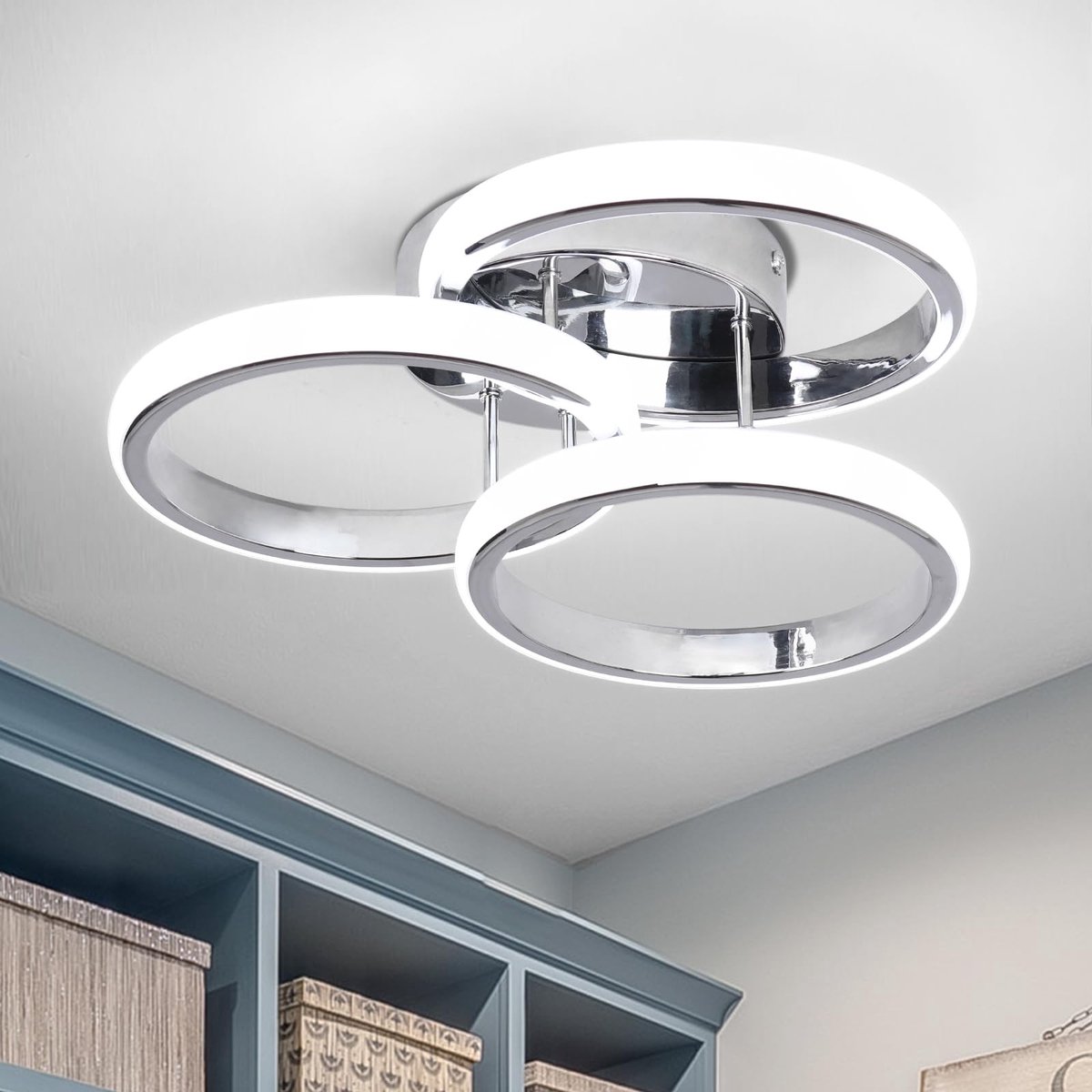Omgoods - Dimbare LED Plafondlamp, Vierkant