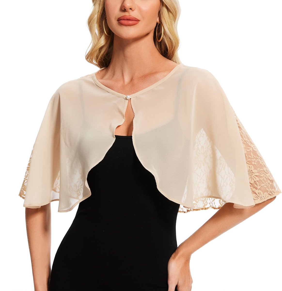 Omgoods - Dames Sjaal in Champagne Kleur