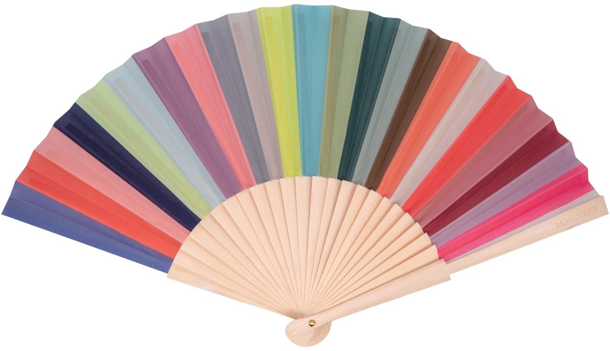 Omgoods - Lotus Houten Handventilator Lorenzo met Tas