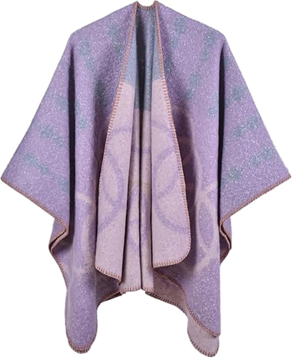 Omgoods - Dames Poncho en Sjaal in Één voor de Winter