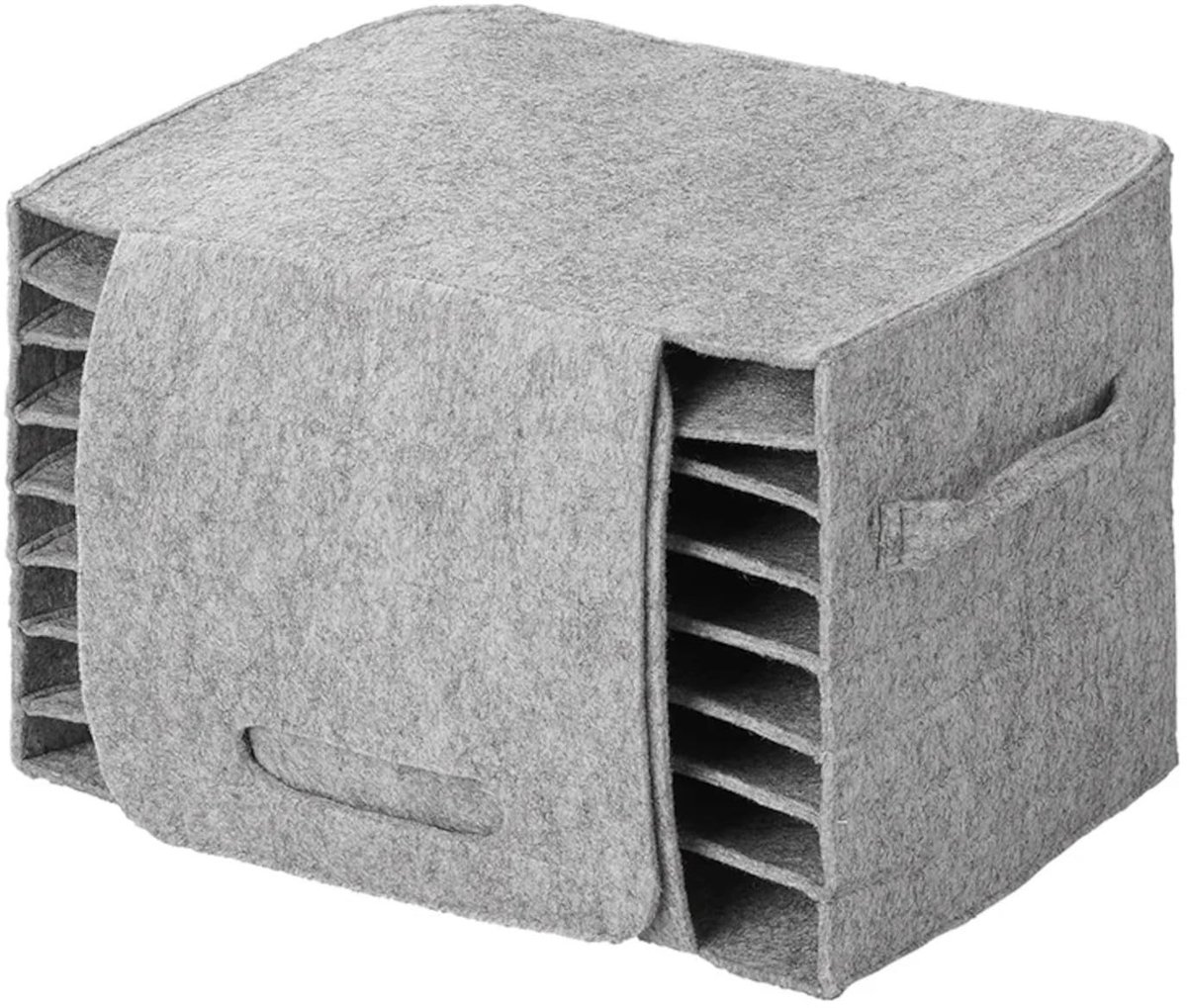 Omgoods - Felt Plate Holder voor 10 Borden voor Camping