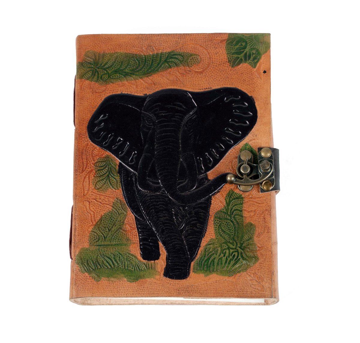 Omgoods - Grimoire Journal & Notebook - Leer, Handgemaakt, 18x12cm, Milieu-vriendelijk