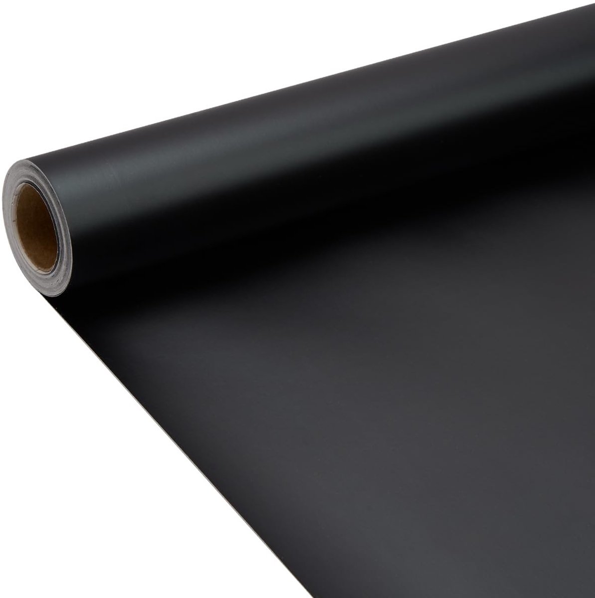 Omgoods - Zwart Matte Cadeaupapier Rol van 9m x 43cm