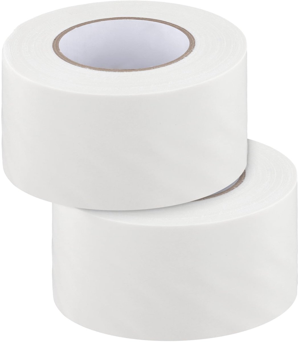Omgoods- Gaffa Tape 75 mm x 50 m - Witte Pantsertape - Plakband Rollen - Plakband Dispenser - Plakband voor Reparaties - Creatief Gebruik