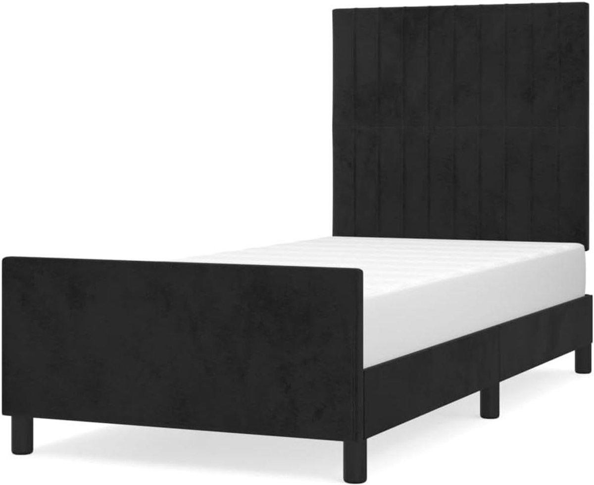 Bedframe met Hoofdeinde - Bedonderstel Boxspring frame - Comfortabel Slapen - In Hoogte Verstelbaar Hoofdeinde - 80 x 200 cm
