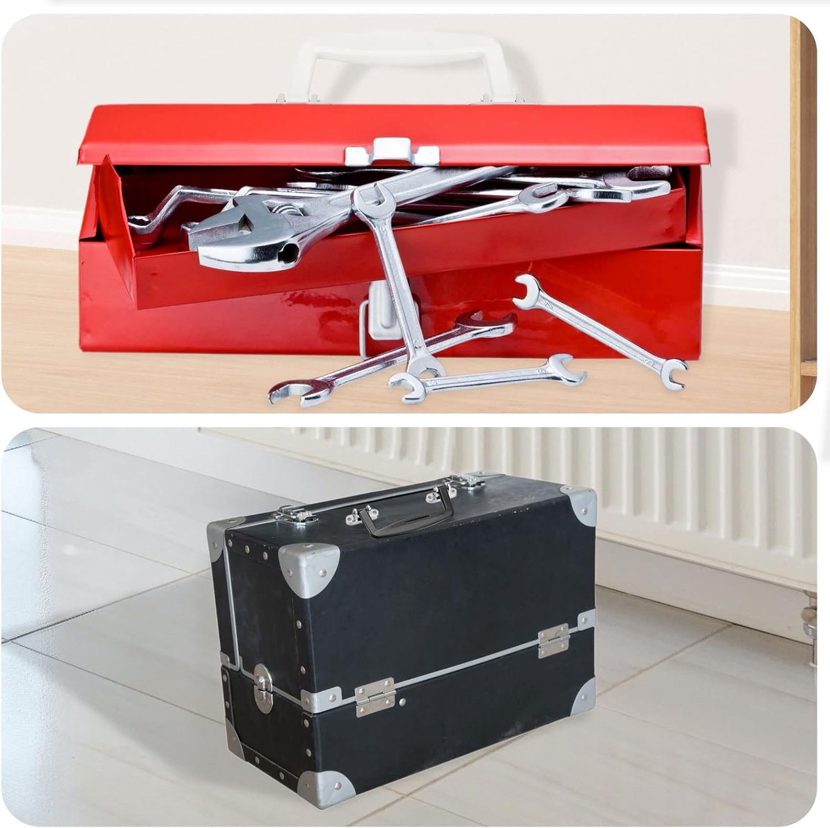 3 stuks bagagegrepen 130 mm / 5,12 inch plastic trekgreep reiskoffer behuizing vervangende handgrepen met schroeven voor koffer koffer gereedschapskist zwart