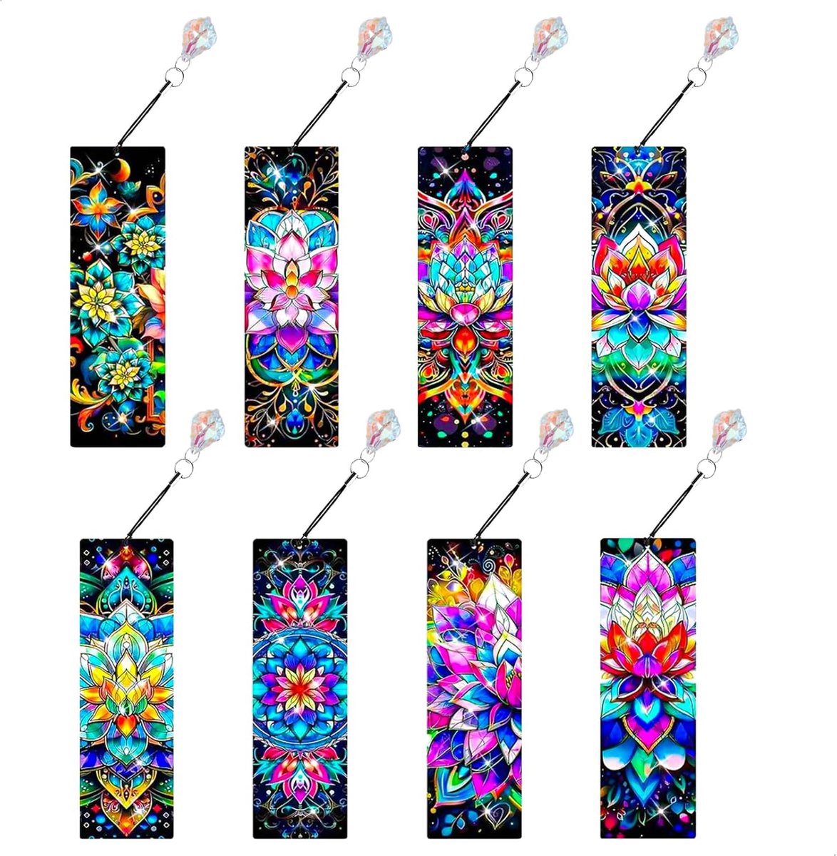 Painting Bladwijzer, knutselen, diamantschilderij, mandala, bladwijzer, knutselen, doe-het-zelf, knutselset, speelgoed voor student, afstuderen, verjaardag, cadeau en bladmarkering