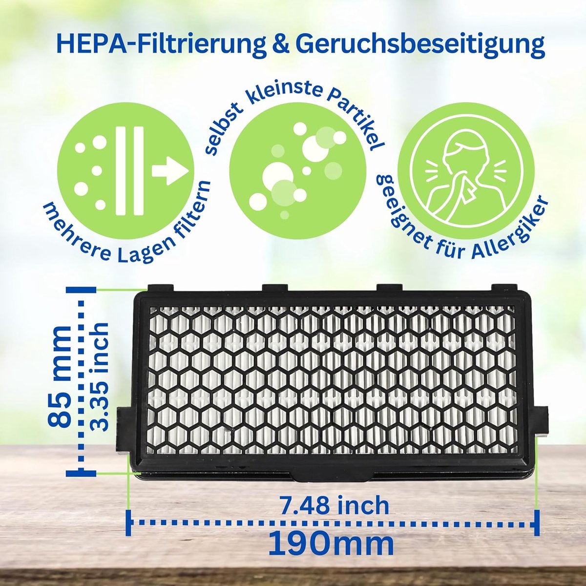 AirClean-filter SF-AA 50 voor Miele C3 Cat & Dog PowerLine
