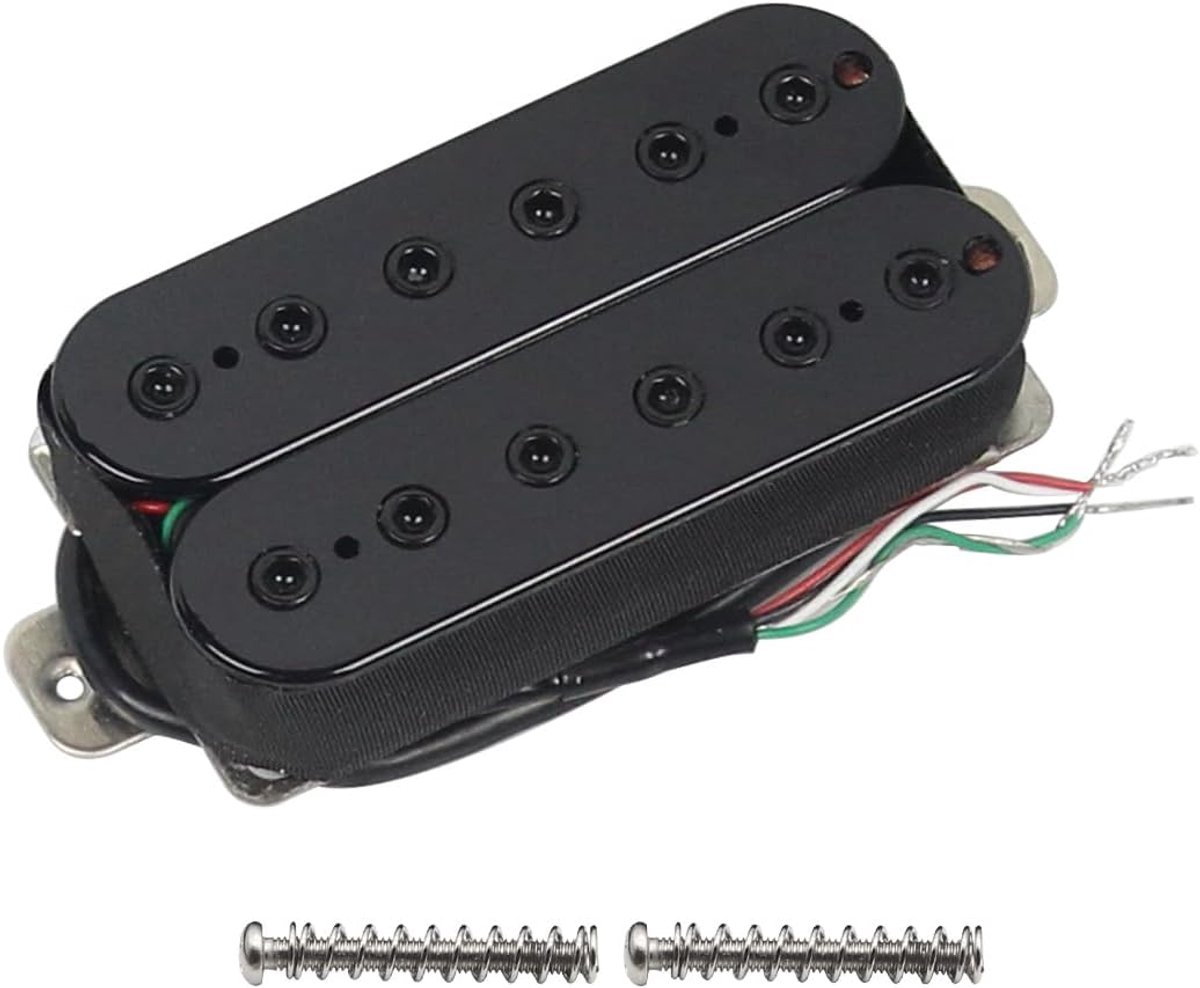 Alnico 5 Bridge Pickup Dubbele Coil Humbucker Pickups Hoge Output 14-15K, Zwart