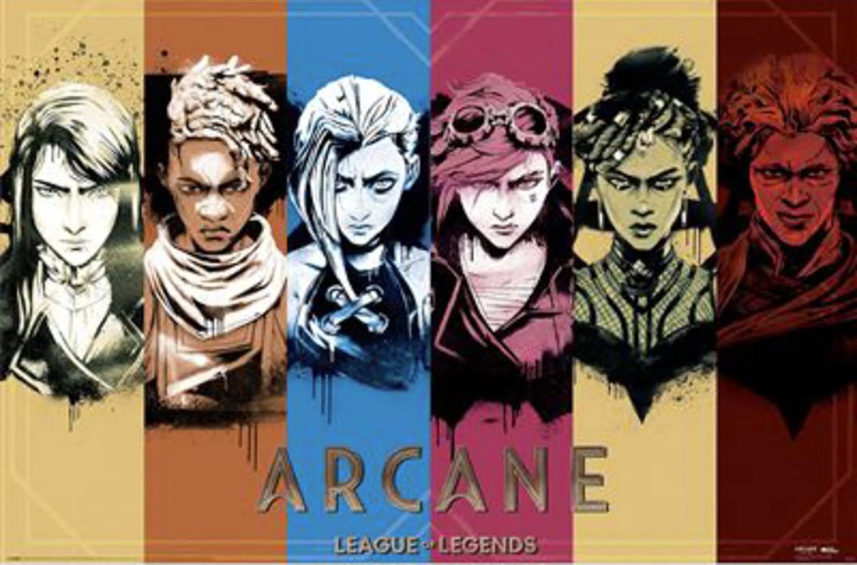 Pyramid Poster Arcane - Colors 91,5x61cm Divers
