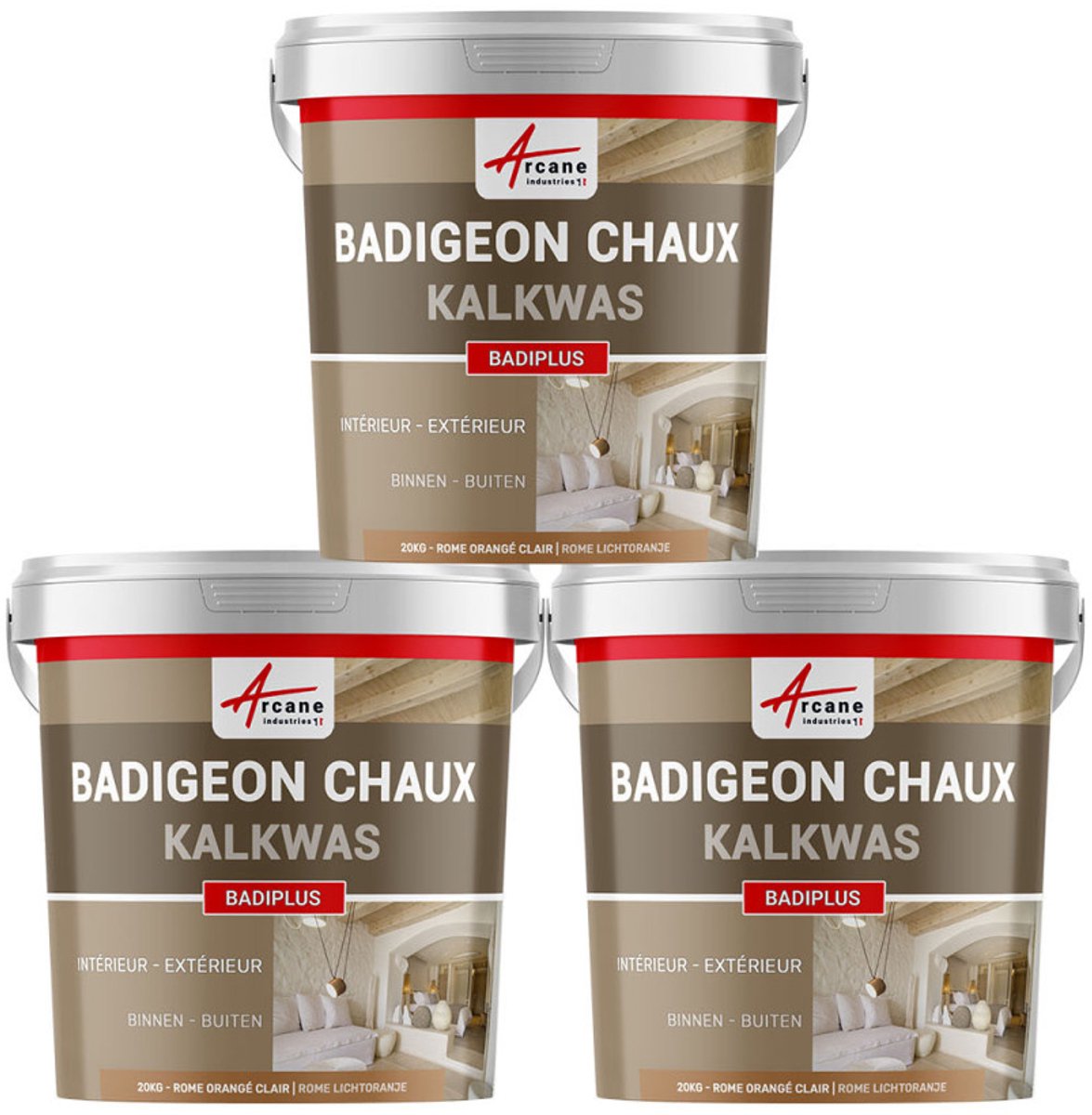 Kalkpleister Binnenmuur en Buitengevel - BADIPLUS