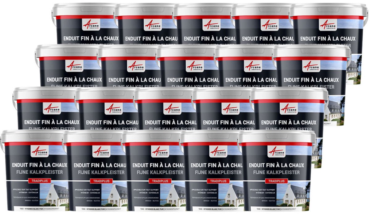 Fijne kalkpleister voor binnen- en buitendecoratie - TRADIPLUS