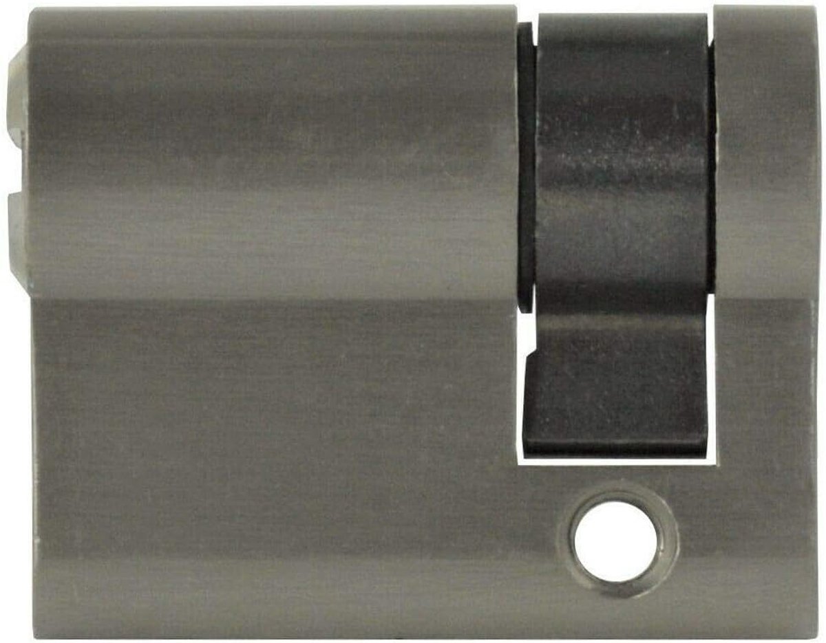 1x halve cilinder 40 mm 30/10 enkel sluitend incl. 5 sleutels