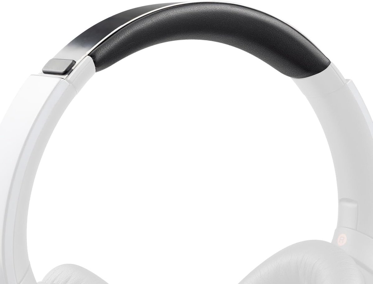 Opgewaardeerde Vervangende Hoofdband voor Sony WH-1000XM2 (WH1000XM2), Headband Pad Kit voor MDR-1000X (MDR1000X) Hoofdtelefoon, Eenvoudige DIY Installatie - Zwart