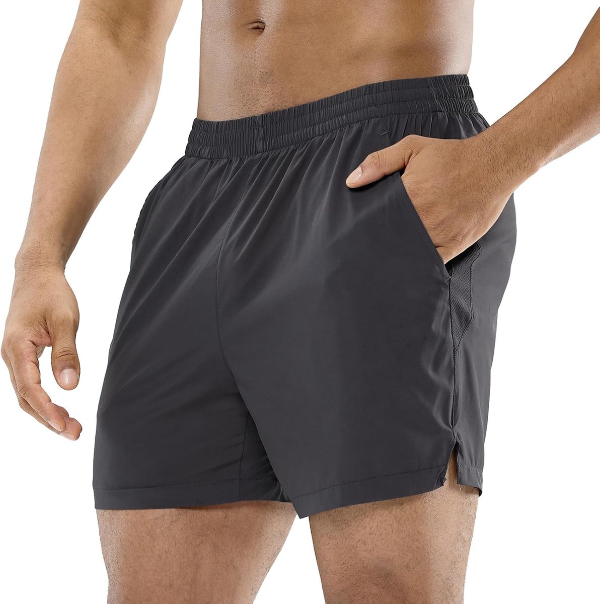 Shorts Sneldrogende Outdoor Sport Workout Shorts met Zakken, Lichtgewicht Ademend