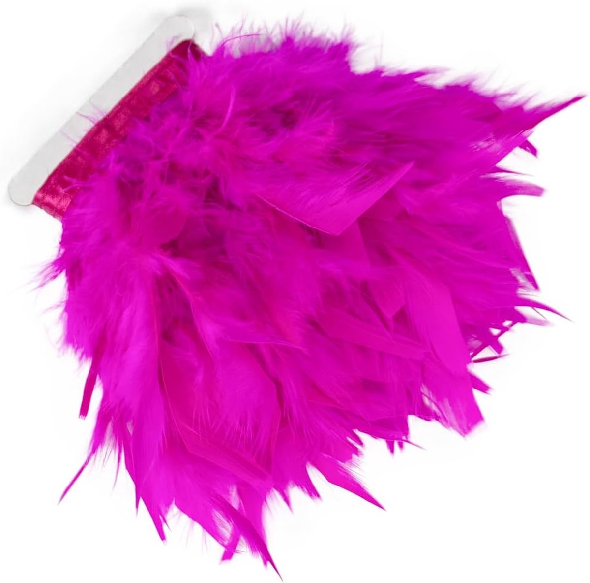2 Meter Roze Kalkoenveren Trim Franje voor Feest, Bruiloft, Jurk, Naaien, Handwerk, Kostuums, Decoratie Pakket