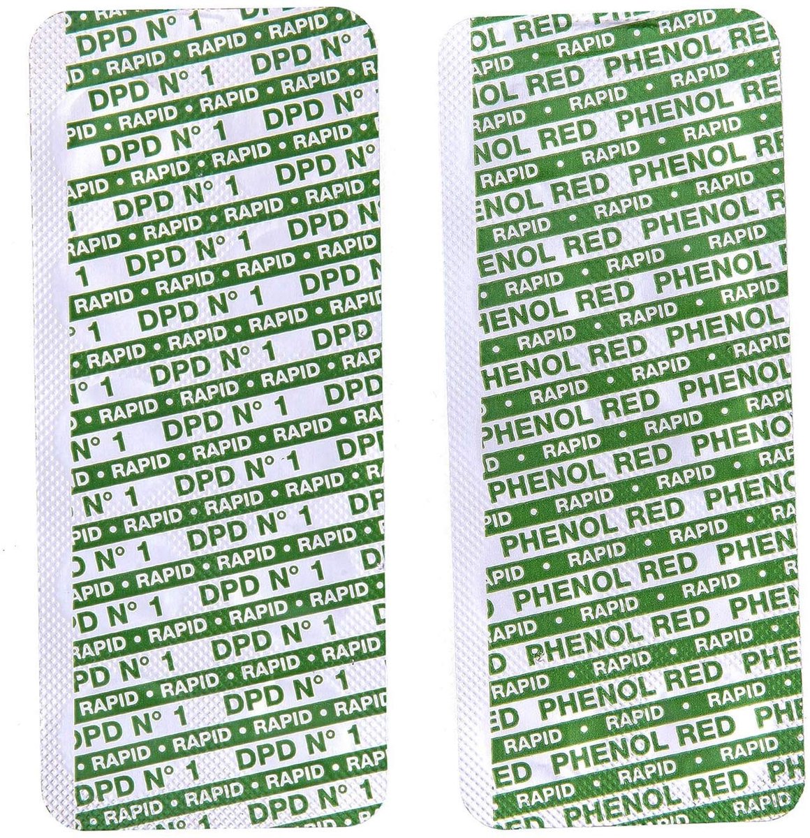 SnelShoppen - Pool test kit voor chloor en pH met 40 testtabletten, mini tester, eenvoudig in gebruik, zwembad, spa, vijver, 10 ml