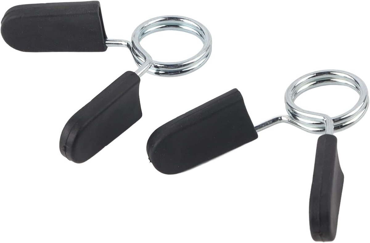 SnelShoppen - Ejoyous Dumbbell Clasps 25mm Gewichten Klemmen voor Barbell - 2 Stuks - Veilig en Ergonomisch Ontwerp voor Gewichtheffen en Fitness