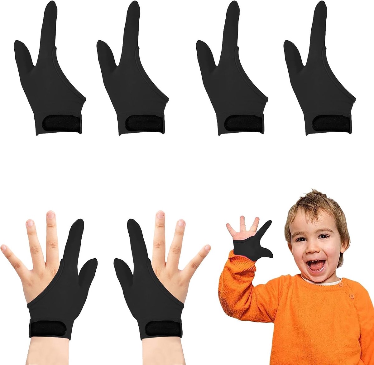 Handschoenen voor duimzuigen, stoppen met zuigen, voor kinderen van 5 tot 13 jaar. (#7)