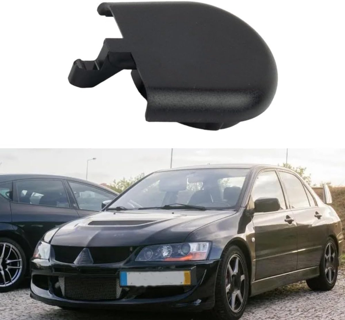 SnelShoppen - Wisserarm Doppen Set - Windscherm Wisser Arm Moer Caps - Geschikt voor Diverse Auto's - Duurzaam PBT Materiaal - 1 Stuk - Betrouwbare Be