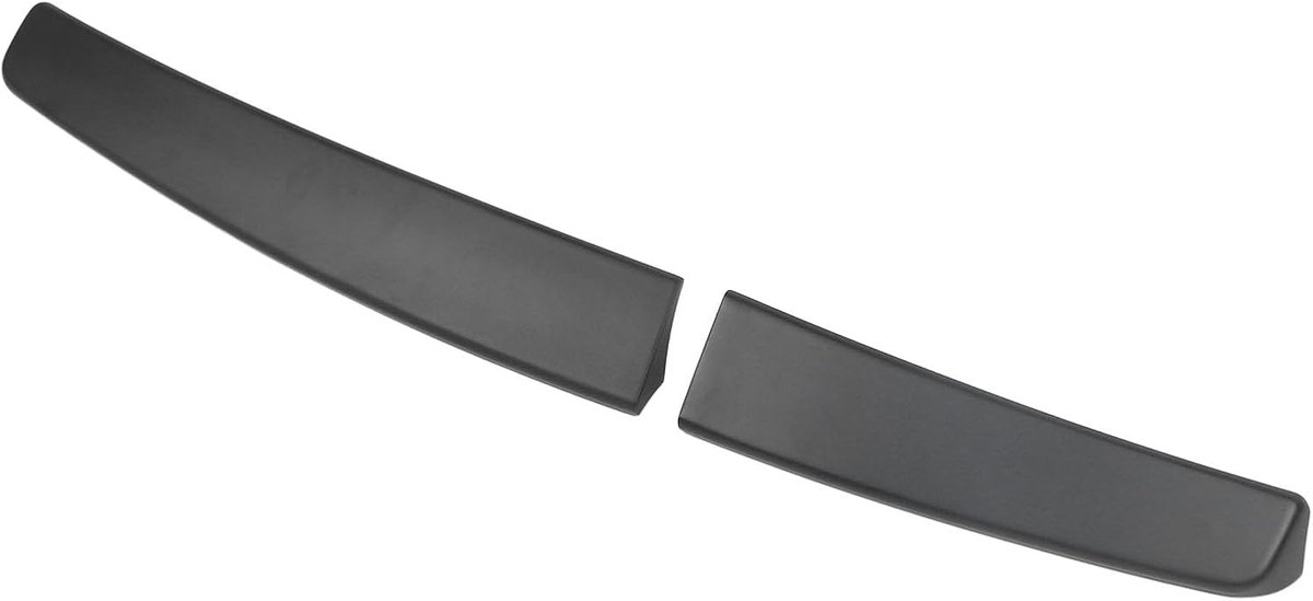SnelShoppen - Twin Barn Door Daks spoiler Glanzend Zwart Verbetert Aerodynamica Sportieve Uiterlijk Lichtgewicht voor Maxi 2004-2021