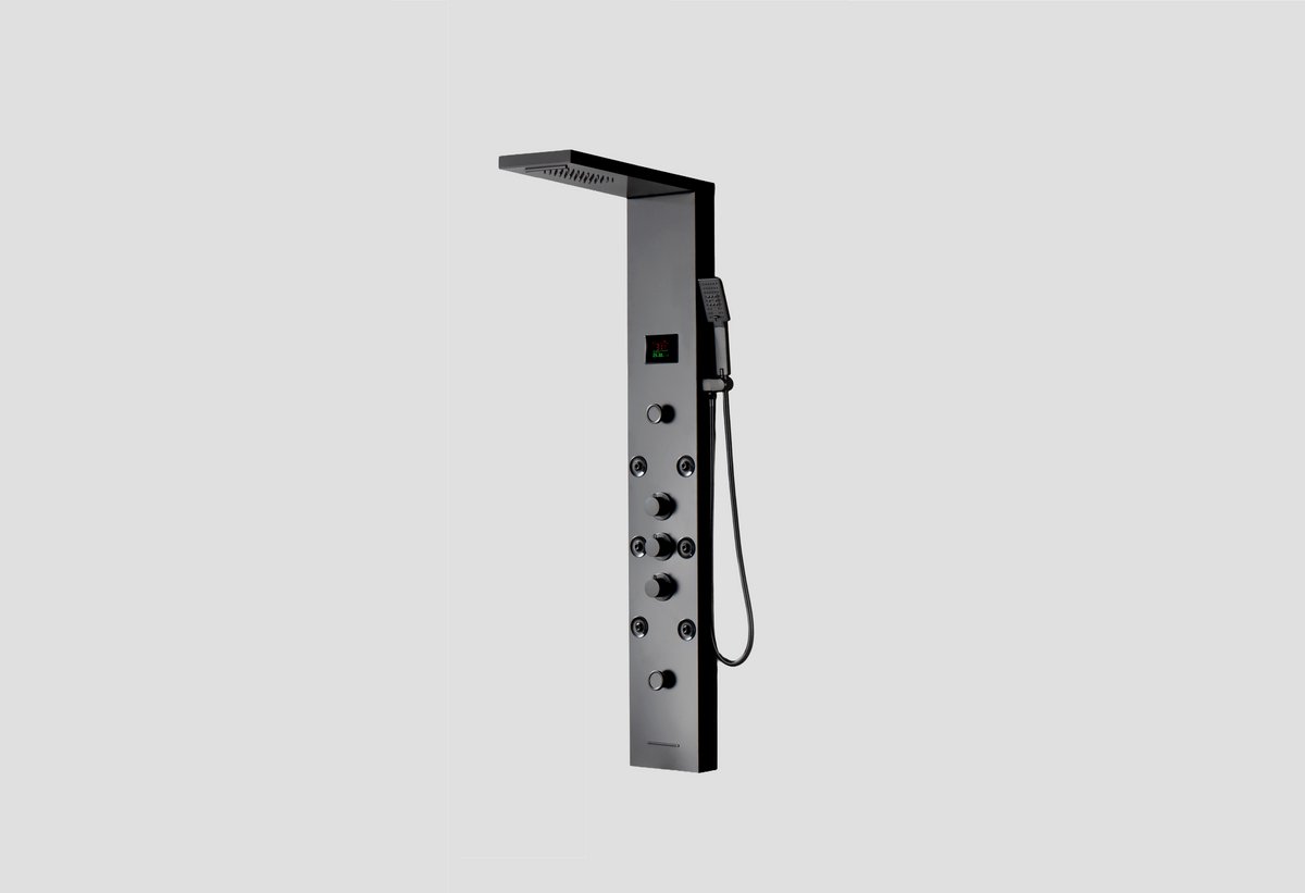 Douchepaneel - Digitaal Display - Douche standen - Mat Zwart