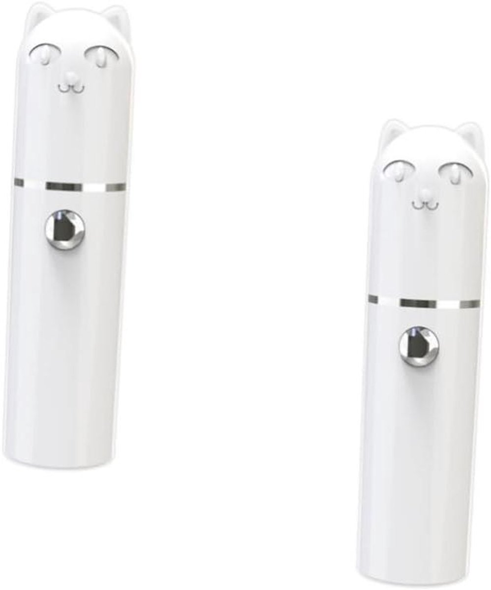 Gezichtshaartrimmer Dames - Epilator Elektrisch - Huidverzorging - Huidvriendelijk Ontwerp - 11.5 cm - Wit