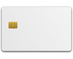 Security Key - Witte PVC NFC-kaart voor 2FA MFA | Blank wit PVC-oppervlak voor eigen bedrukking plus FIDO Alliance gecertificeerde FIDO2 v2.1 hardware 2FA en MFA
