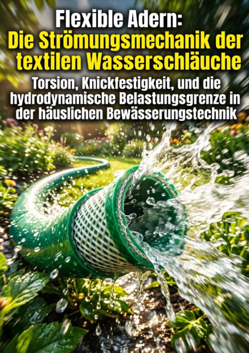 Adern: Die Strömungsmechanik der textilen Wasserschläuche: Torsion, Knickfestigkeit, und die hydrodynamische Belastungsgrenze in der häuslichen Bewässerungstechnik