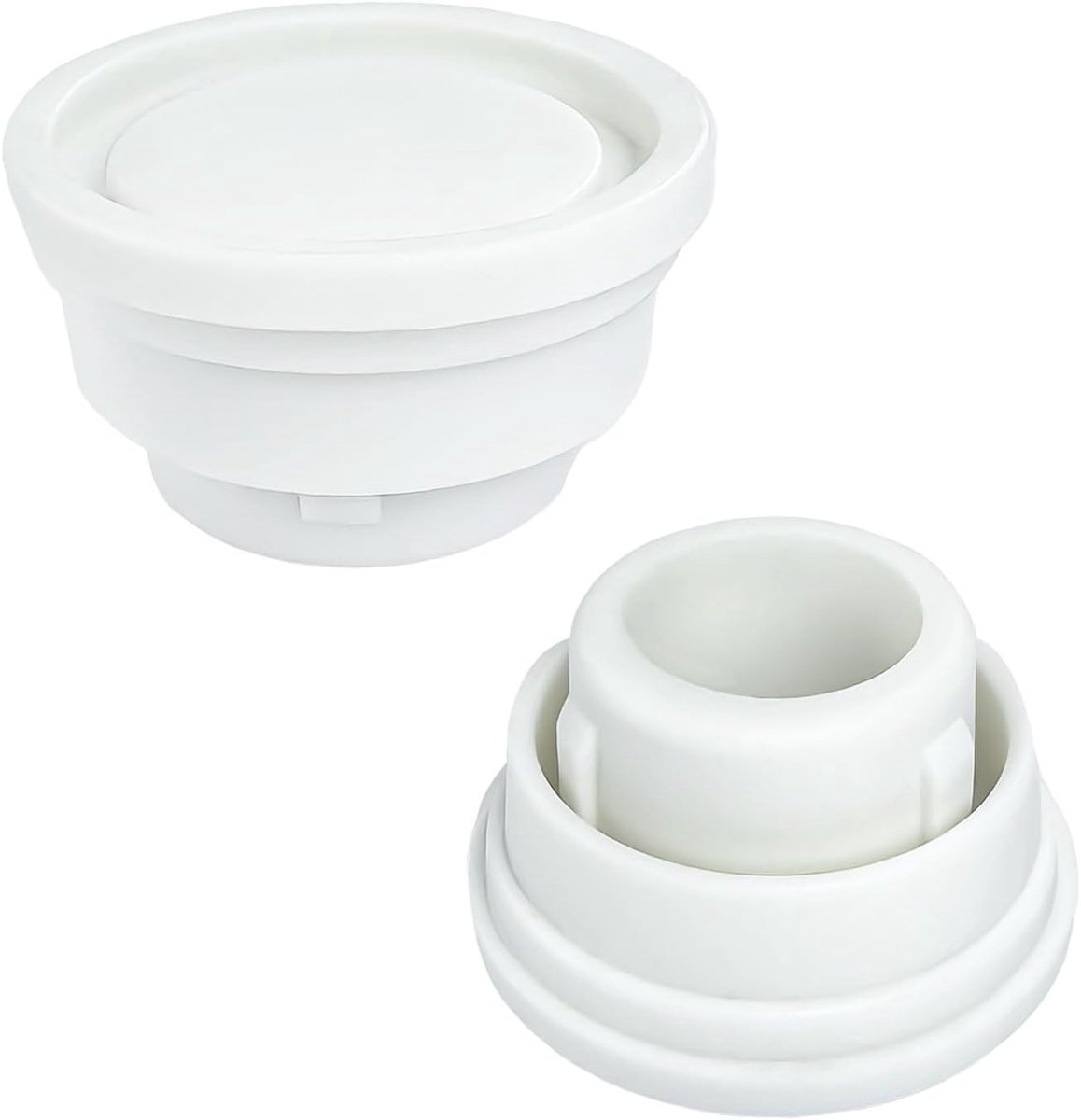2 Stuks Rubberen Stootkussens voor Zwembadtrappen, Zwembadaccessoires voor De Meeste Zwembadtrappen (6 X 3,8 X 3,3 Inch)