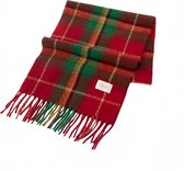 200x37cm Klassieke Kwastjes Plaid Sjaal - Winter Warme Zachte Plaid Sjaal - Verdikte Warme Sjaal - Modieuze Warme Sjaal - Faux Kasjmier Materiaal Sjaal - Unisex Stijl - Kerst rood en groen geruit - 37*200cm