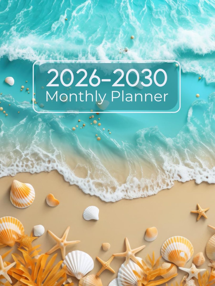 SnelShoppen - 2026-2030 Maandplanner: 5 Jaar Van Januari 2026 Tot December 2030 Met Inspirerende Citaten en Handige Indeling