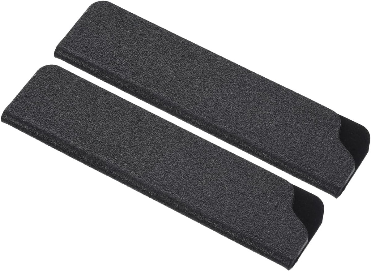 ABS mesbeschermhoezen voor 3,5 inch groentemes 2 stuks messen randbescherming lemmetbescherming universeel mes schede voor huis keuken zwart