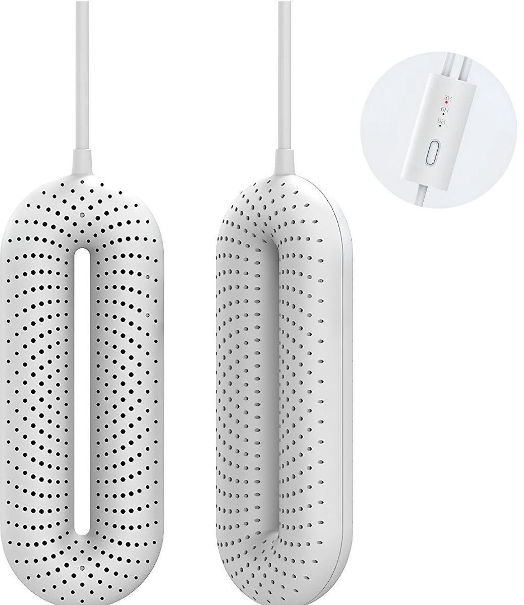 SP® Schoenendroger - Schoenendroger Electrische - Schoenverfrisser - Wit - 17cm x 7cm x 3cm