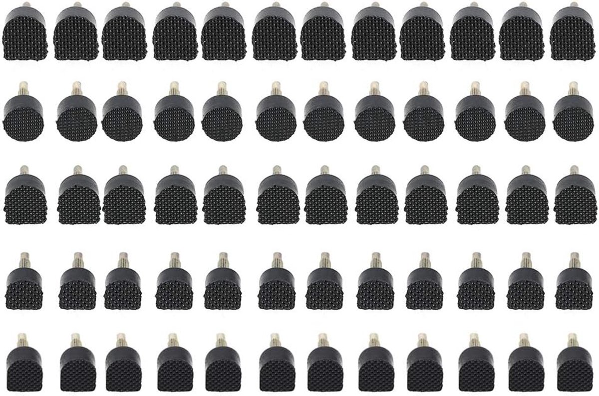 SnelShoppen - Heel Repair Kit Caps - 60 Stuks (5 Verschillende Maten) Hoge Hakken Reparatie Tips Vervangingen Tapered Pin Lift