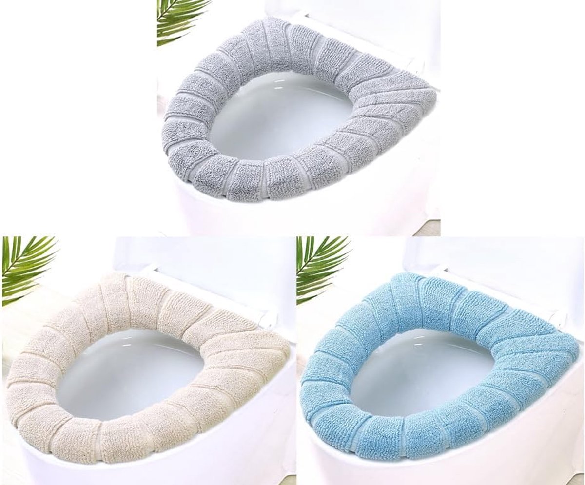 Anlising 3PCS Warmer Toilet Seat Enclosure, Washable Toilet Seat Enclosure, Toilets Seat Housing Seat, Toilettensitze - ShopVlot