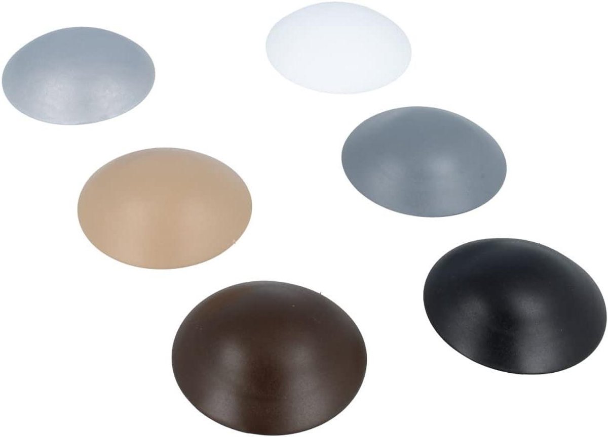 Deurbuffer - Wandstopper Deurstopper - Muren Beschermen - Zelfklevend Kunststof - 60 mm - Grijs