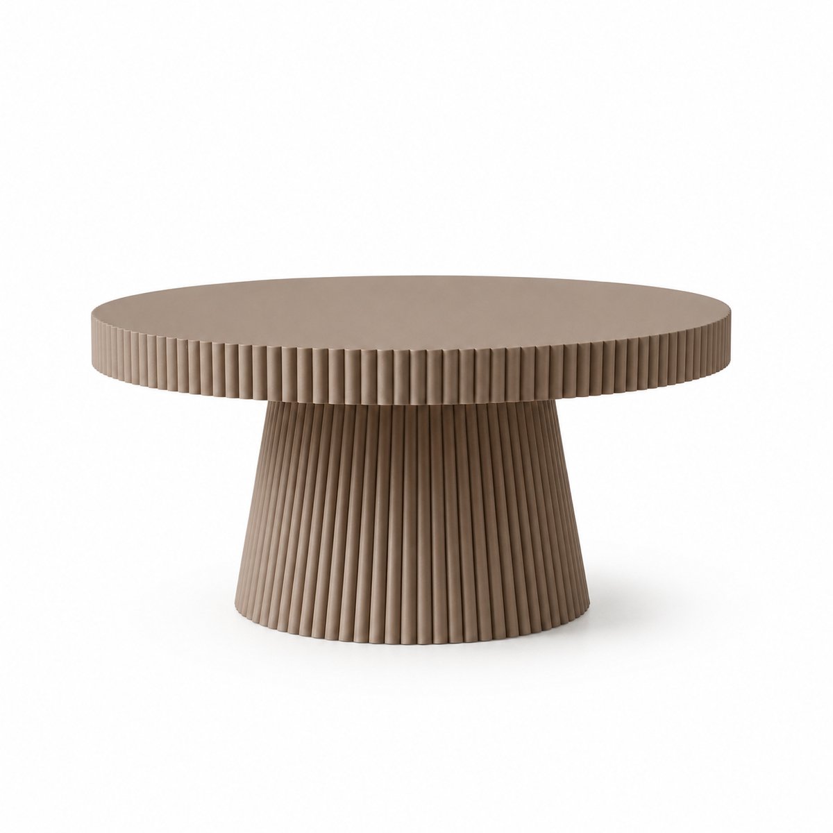 Moderne Decoratieve Verhoger – Geribbelde Japandi Displaystandaard
